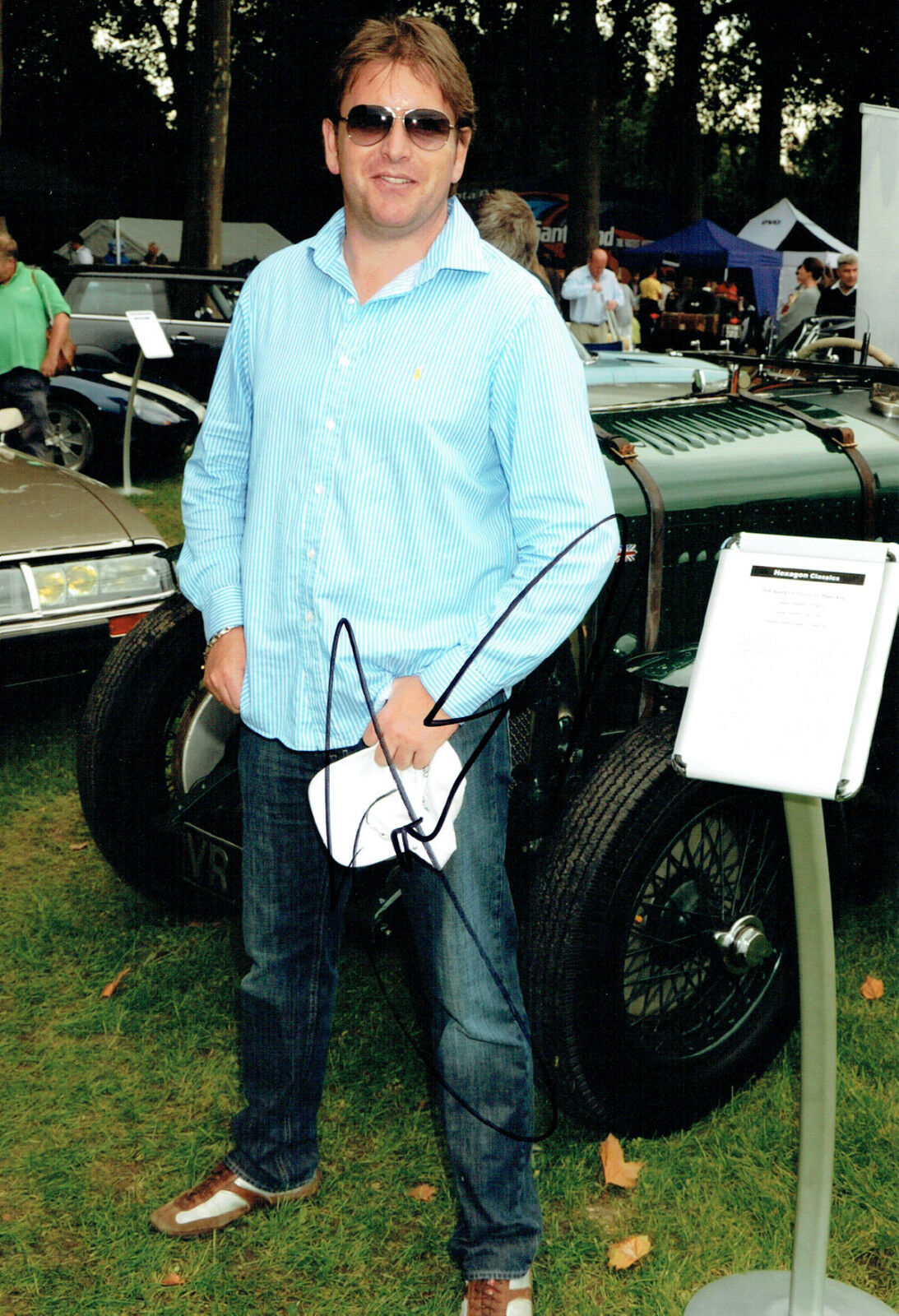 James MARTIN TV Chef SIGNED Autograph Goodwood Portrait Photo Poster painting AFTAL COA