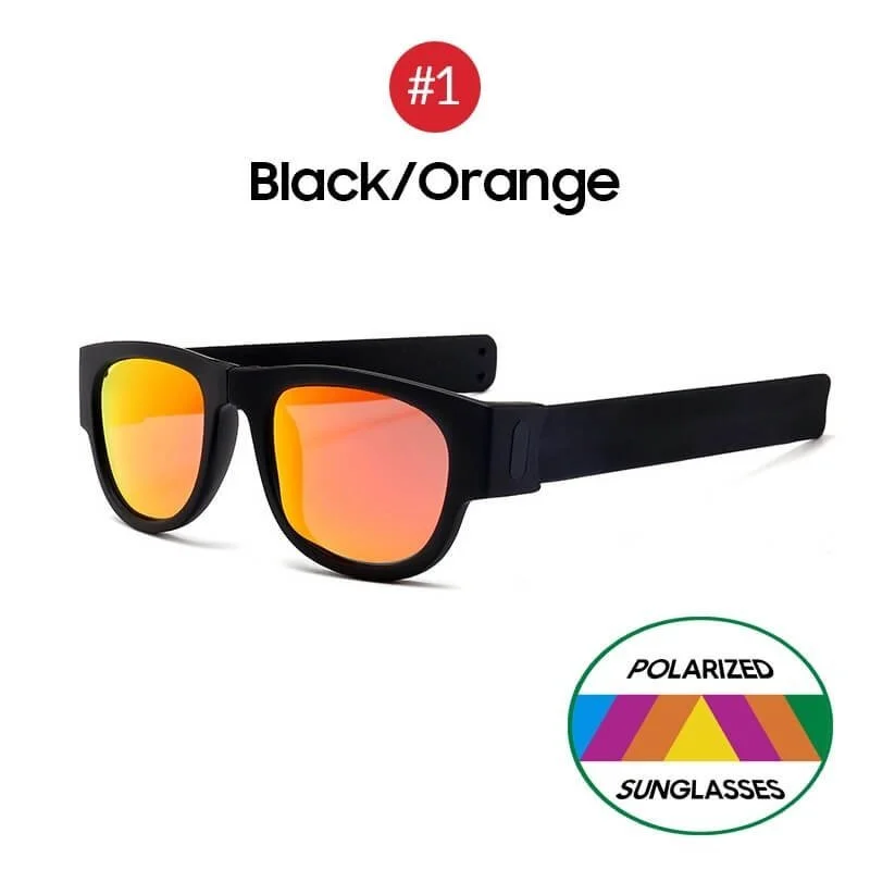 Outdoor Men Women Polarized Sunglasses, Foldable Wristband
