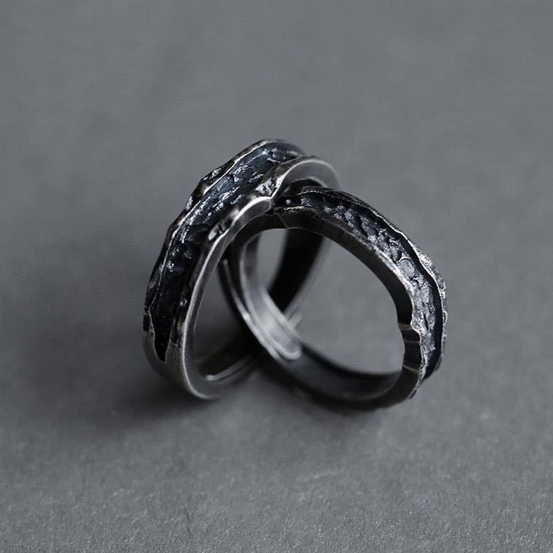 Vintage Distressed Abyss Ring Techwear Shop