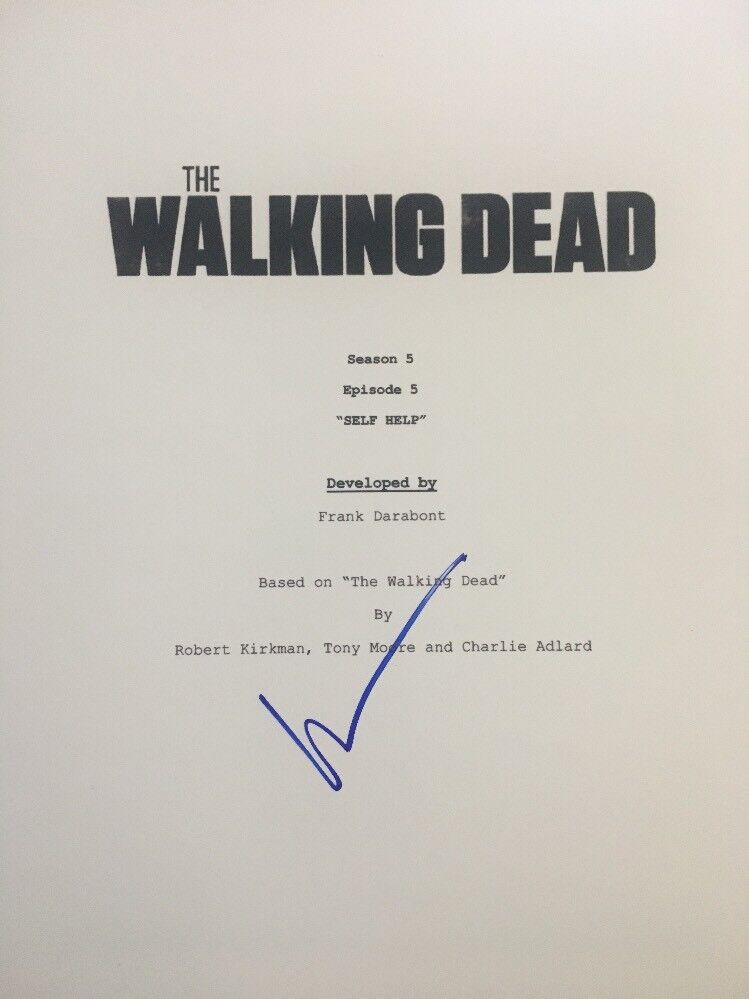 THE WALKING DEAD Norman Reedus Signed Script Photo Poster painting ( SELF HELP) DARYL AUTOGRAPHS