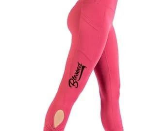 pornhint Pornhint Blessed Capri Leggings with Pockets