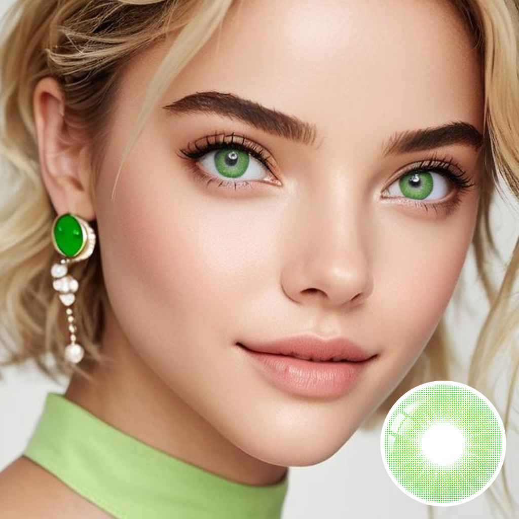 Hidrocor EMERALD GREEN Colored Contact Lenses