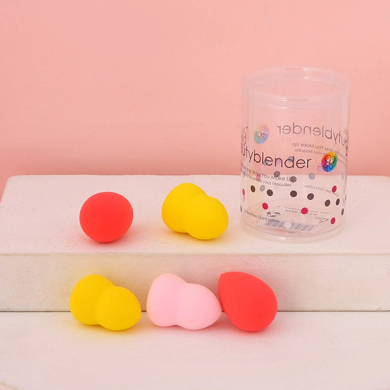 Casual Elegant Lady Multicolor Sponge Makeup Sponge 1 Set