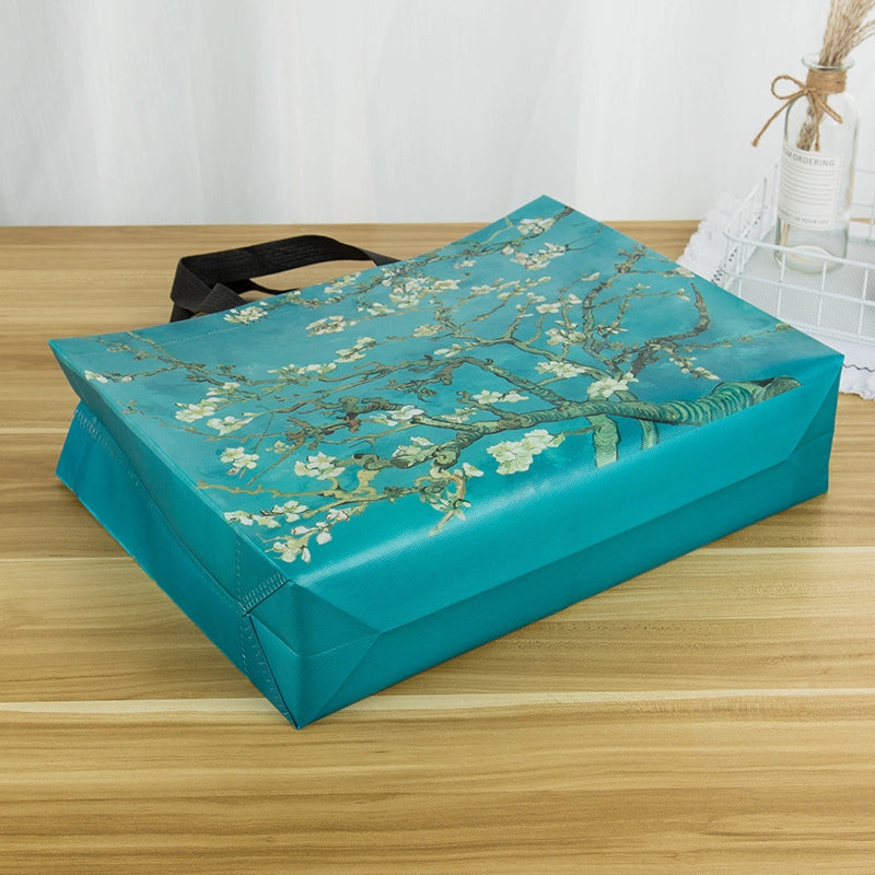 New Internet Celebrity Non-woven Handbag Clothing Shoe Shop Bag Women’s Clothes Gift Shopping Packaging Bag Printed LOGO