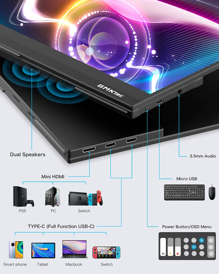 14" 4K UHD Portable Monitor--Xpanel