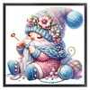 Gnome Knitting A Sweater-11CT Stamped Cross Stitch 45*45cm/17.72*17.72in
