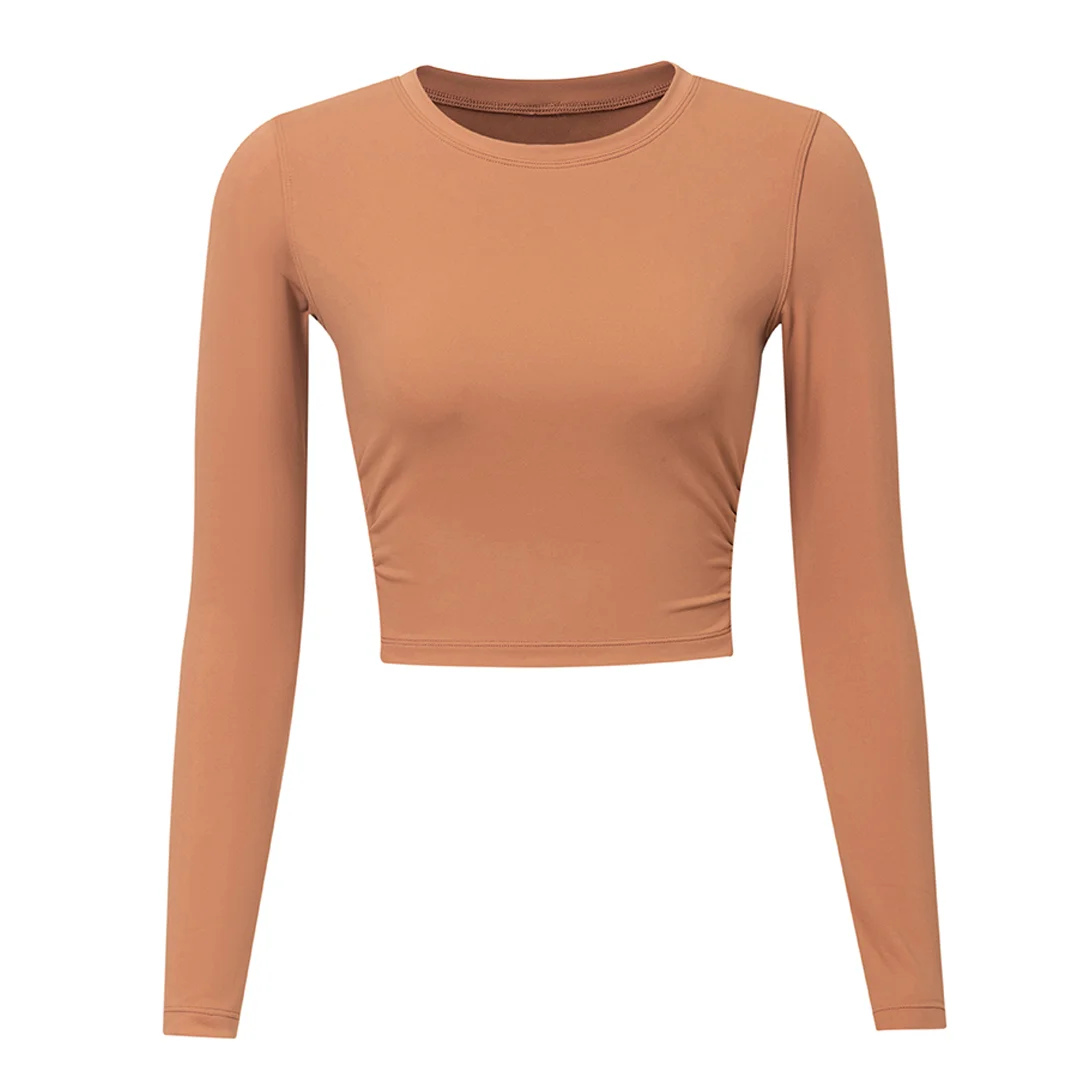 Simple Loose Fitness Long Sleeve T-Shirt
