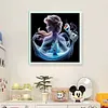 Silhouette Princess Elsa-11CT Stamped Cross Stitch 40*40cm/15.75*15.75in