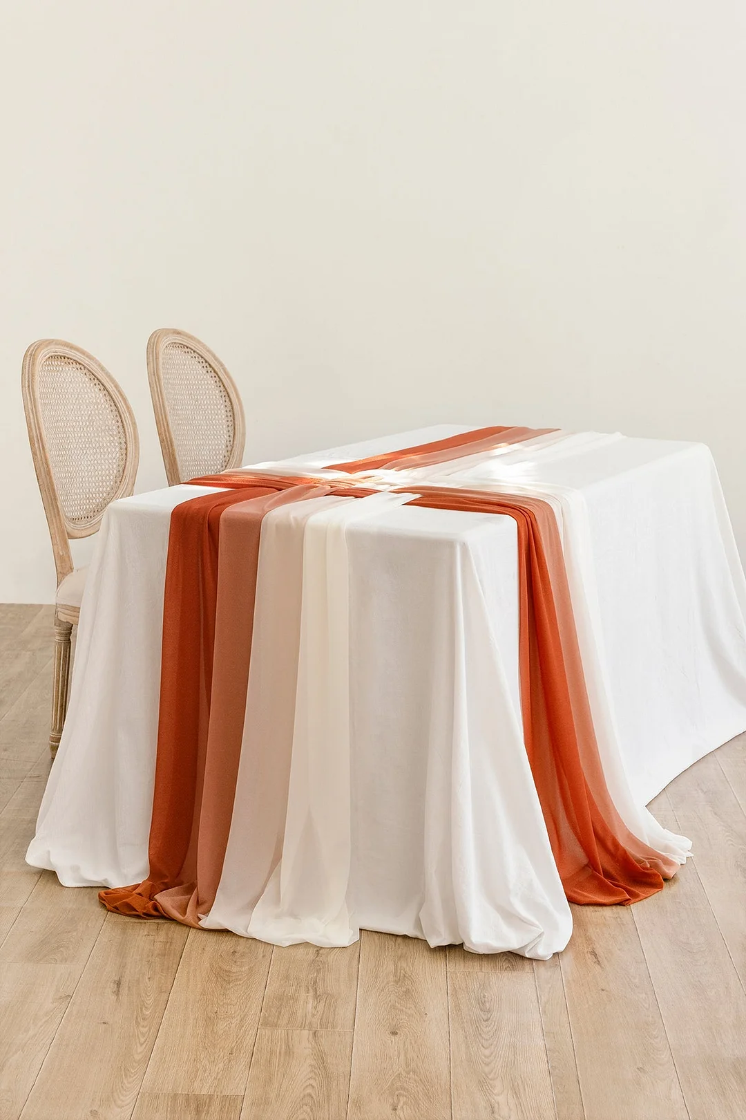 Weave Wedding Table Runner for Reception (Set of 8) - 7 Colors