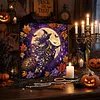 Witch Framed Special Shape Diamond Painting Kit 25x25cm for Adults