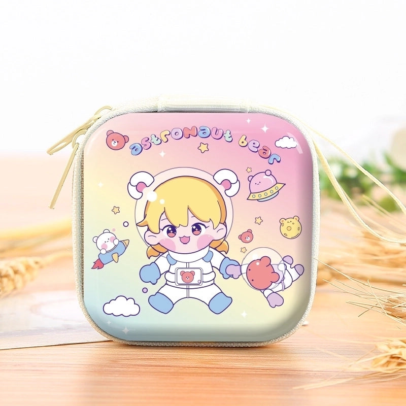 Girl’S Cartoon PVC Zipper Coin Purses