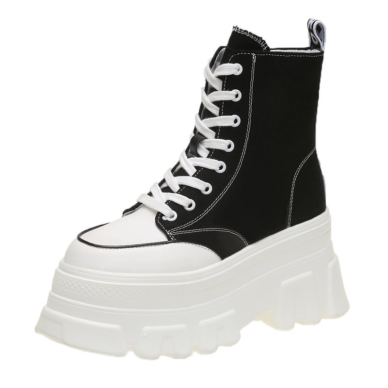 Women's Trendy Leopard Print Platform Canvas Shoes-PABIUYOU- Women's Fashion Leader