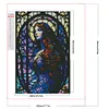 uk.everydayedeals (Limited Stock)Diamond Painting - Round AB Drills - Glass Lady(45*65cm)