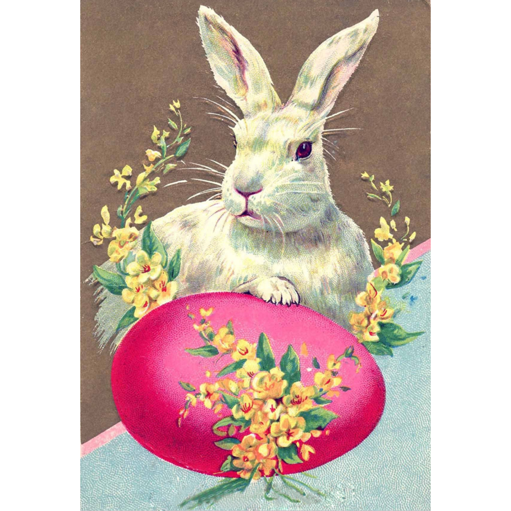 

30*40CM - Round Drill Diamond Painting - Easter Eggs, 501 Original