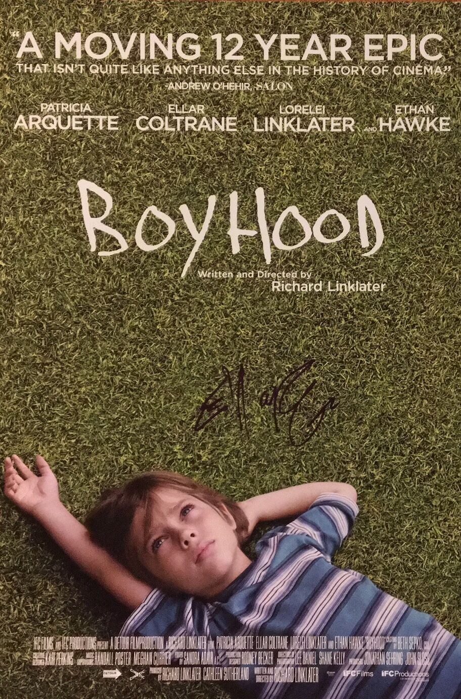 GFA Boyhood Movie * ELLAR COLTRANE * Signed 12x18 Photo Poster painting E3 PROOF COA