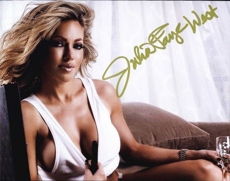 Julia Faye West authentic signed celebrity 8x10 Photo Poster painting W/Cert Autographed D2