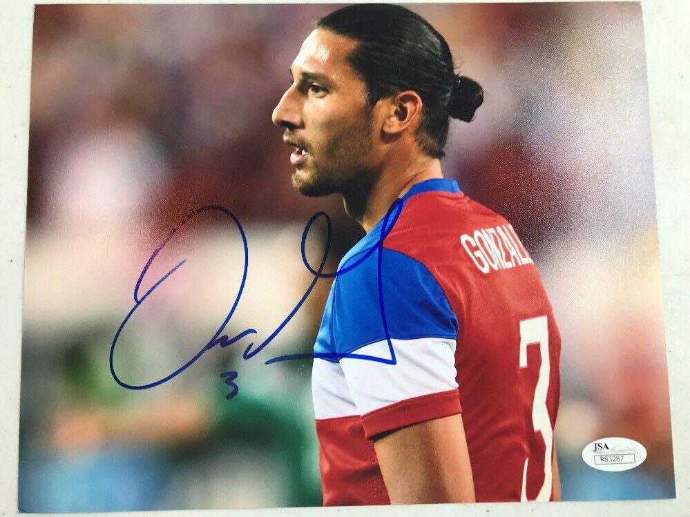 Omar Gonzalez USA Soccer Signed Authentic 8X10 Photo Poster painting Autographed JSA COA
