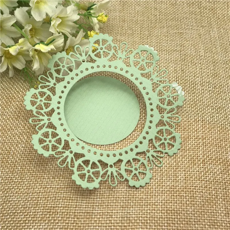 Vintage lace Metal Cutting Dies Craft Stamps die Cut Embossing Card Make Stencil