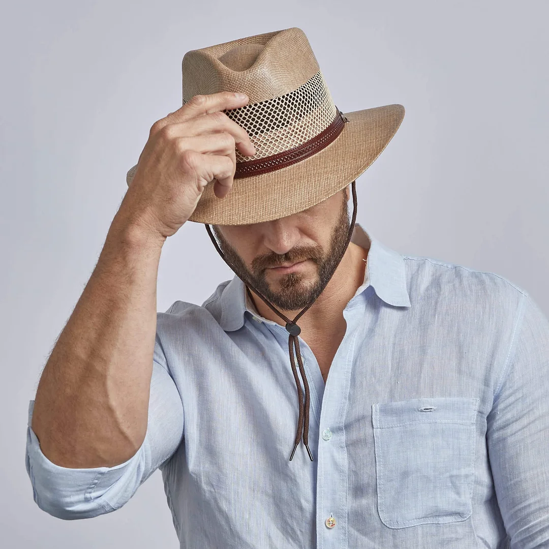 Milan - Mens Straw Fedora Hat