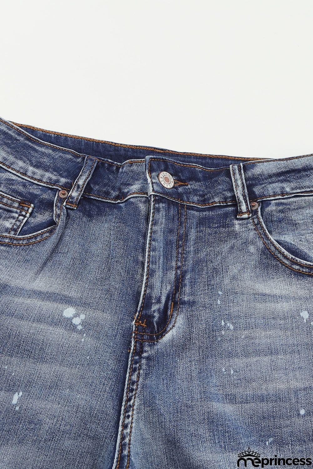 Bleach Splatter Boyfriend Straight Jeans