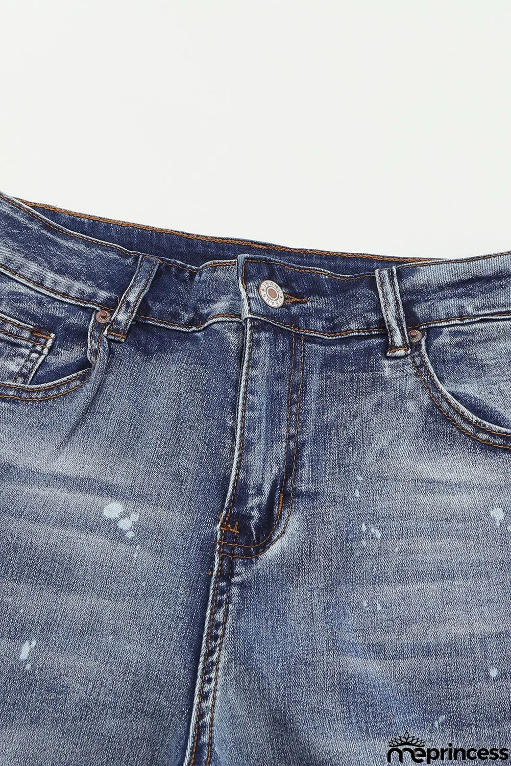 Bleach Splatter Boyfriend Straight Jeans