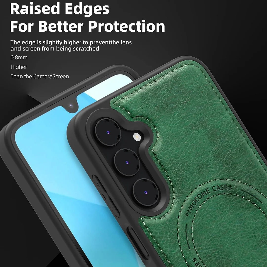 Samsung Galaxy Z Fold 6 Leather Case Magnetic Protective Case Holder Phone Case