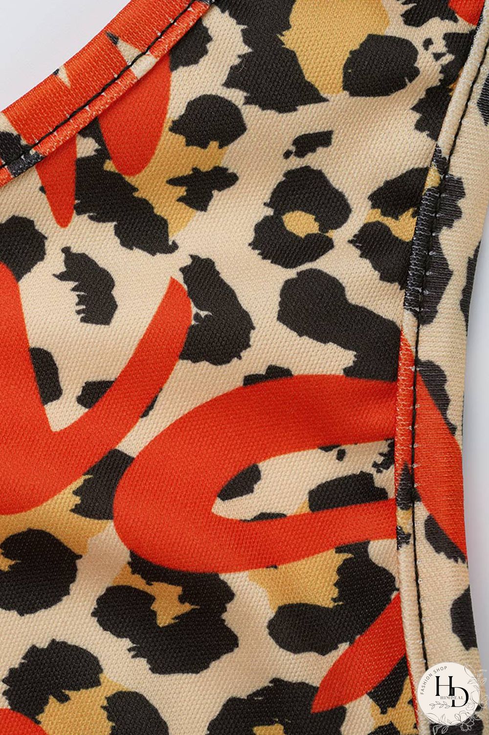 Red Fashion Sexy Printed Vest Shorts Set