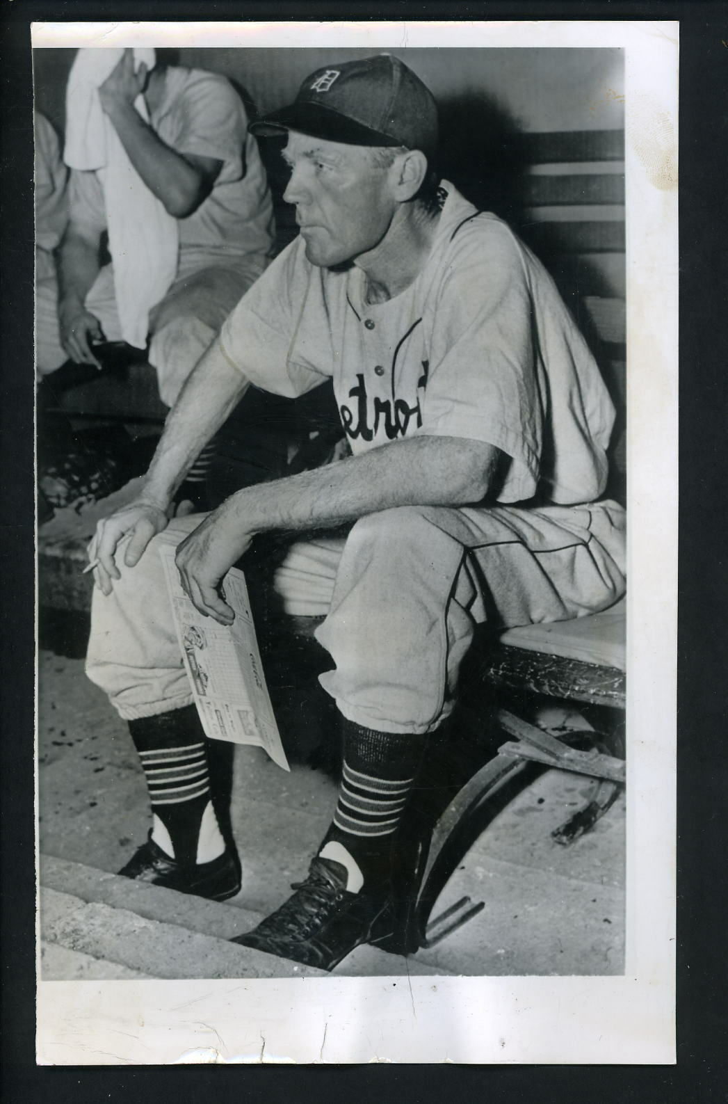 Red Rolfe Detroit Tigers Manager 1950 Press Photo Poster painting