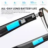 BT6.0 AI Transparent Smart Glasses 156 Languages Intelligent Translator Eyeglasses Type-C Charging HiFi Stereo Headset Glasses for Business Travel Meeting
