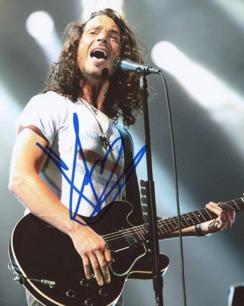 REPRINT - CHRIS CORNELL Soundgarden Rare Signed 8 x 10 Glossy Photo Poster painting Poster RP