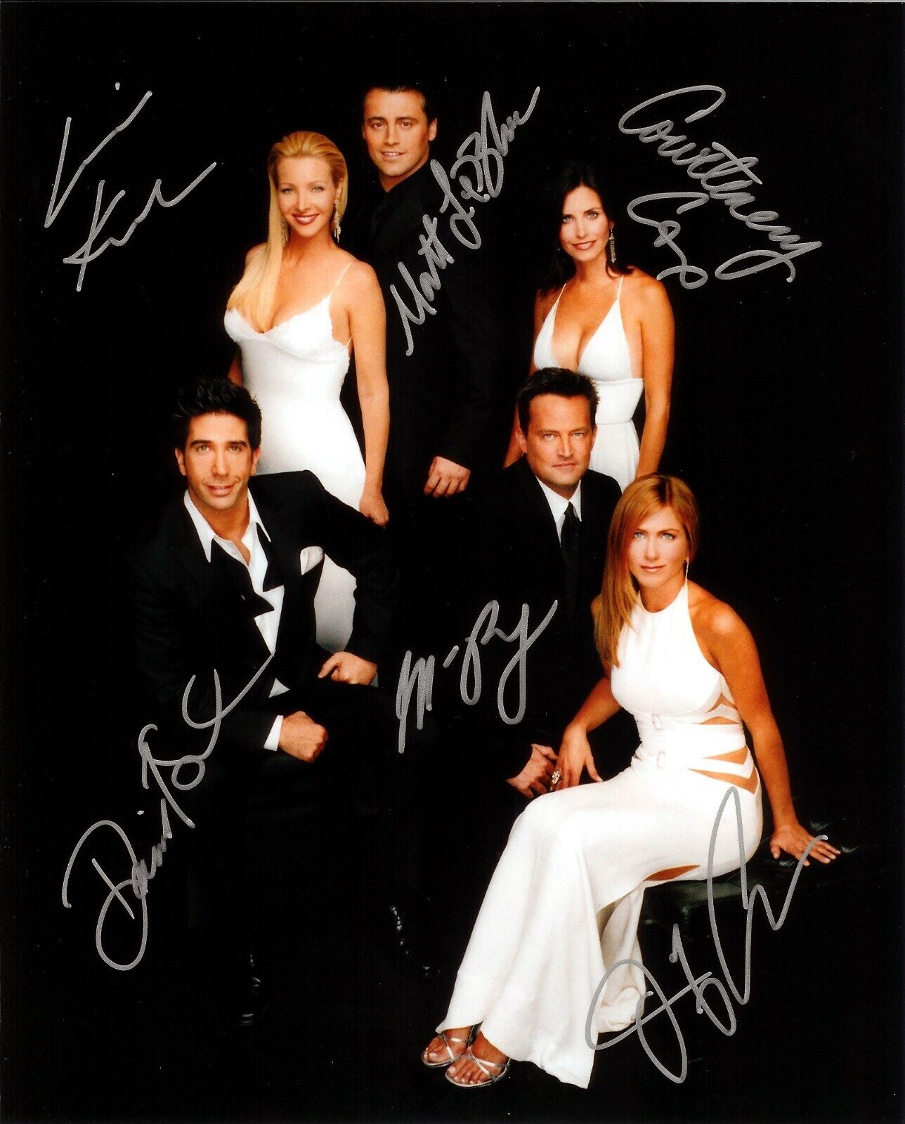 FRIENDS - FULL CAST SIGNED Autographed Signed 8x10 Reprint Photo Poster painting #6 !!