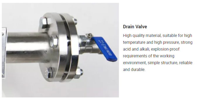 PP Magnetic Float Level Transmitter High Temperature High Pressure 2