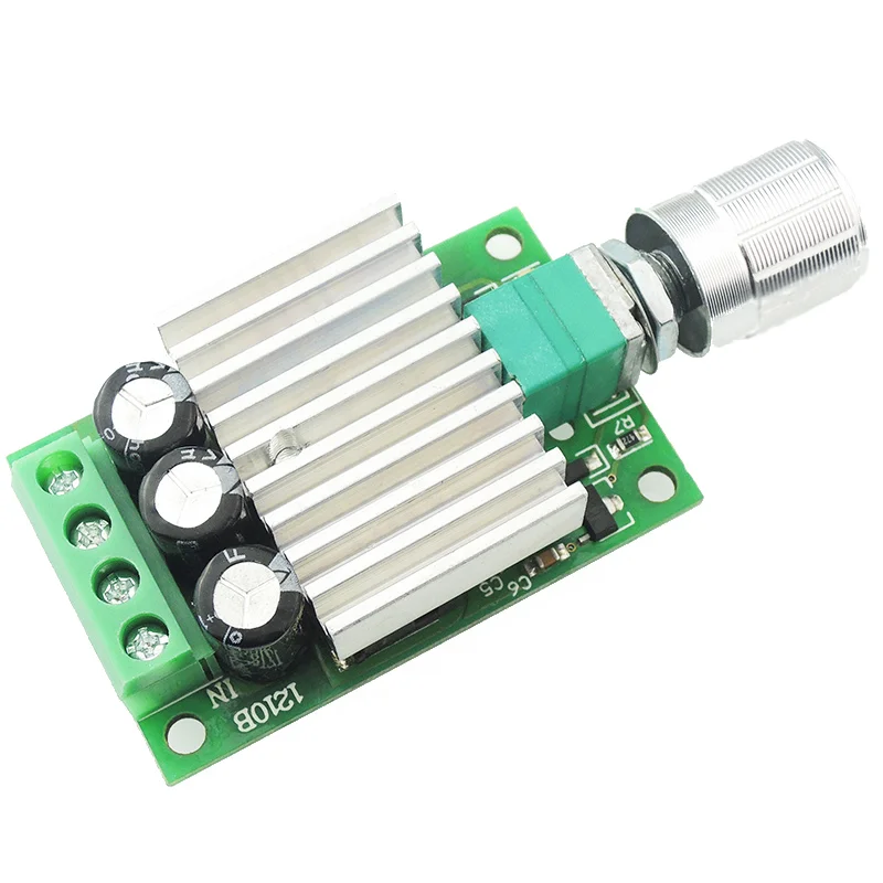 PWM DC Motor Governor Dimming Switch High-power 12 Volt DC Motor Speed Controller Electric Speed Controller 1210BK