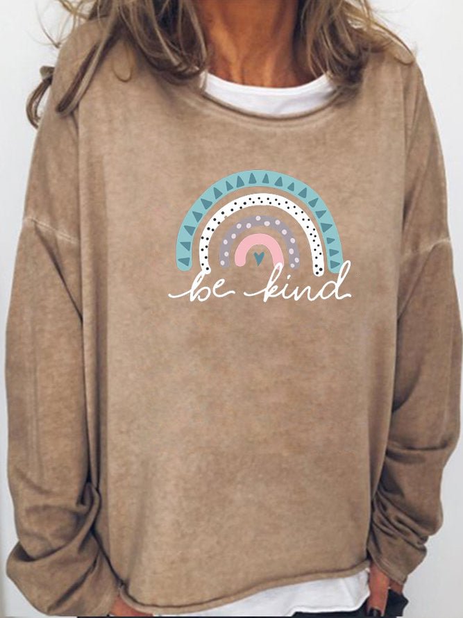 Long Sleeve Crew Neck Be Kind Sweatshirt