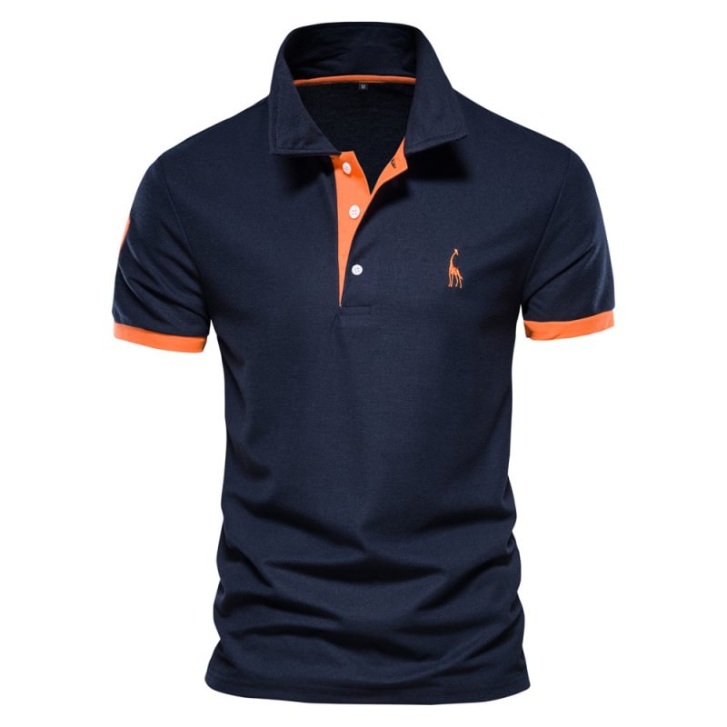 Solid Color Casual Men's Polo T-shirts