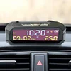 AN02 Look Solar Car Digital Clock with Date In-Car Temperature Display
