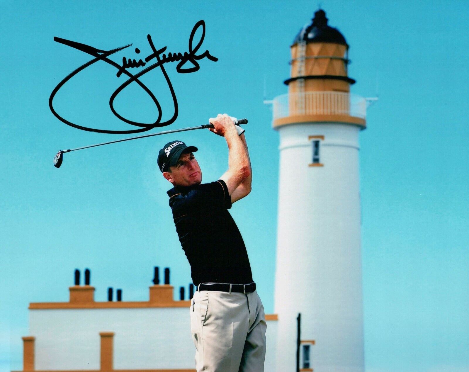 Jim Furyk Signed Autographed 8X10 Photo Poster painting PGA Golfer Lighthouse Shot w/COA