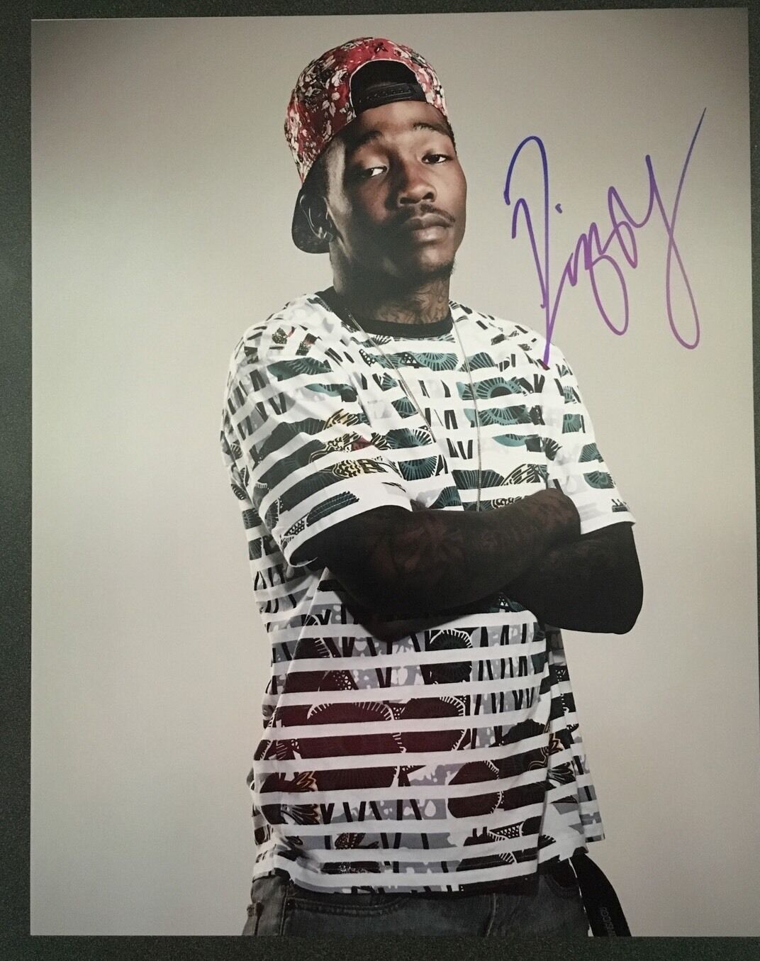 DIZZY WRIGHT SIGNED 11x14 Photo Poster painting HOT RAPPER AUTOGRAPHED *The Growing Process*