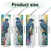 4Pcs dunkle Krähe - 5d DIY Handwerk Lesezeichen