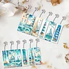 12pcs DIY Lighthouse, Seaside Sailboat Diamond painting bookmark