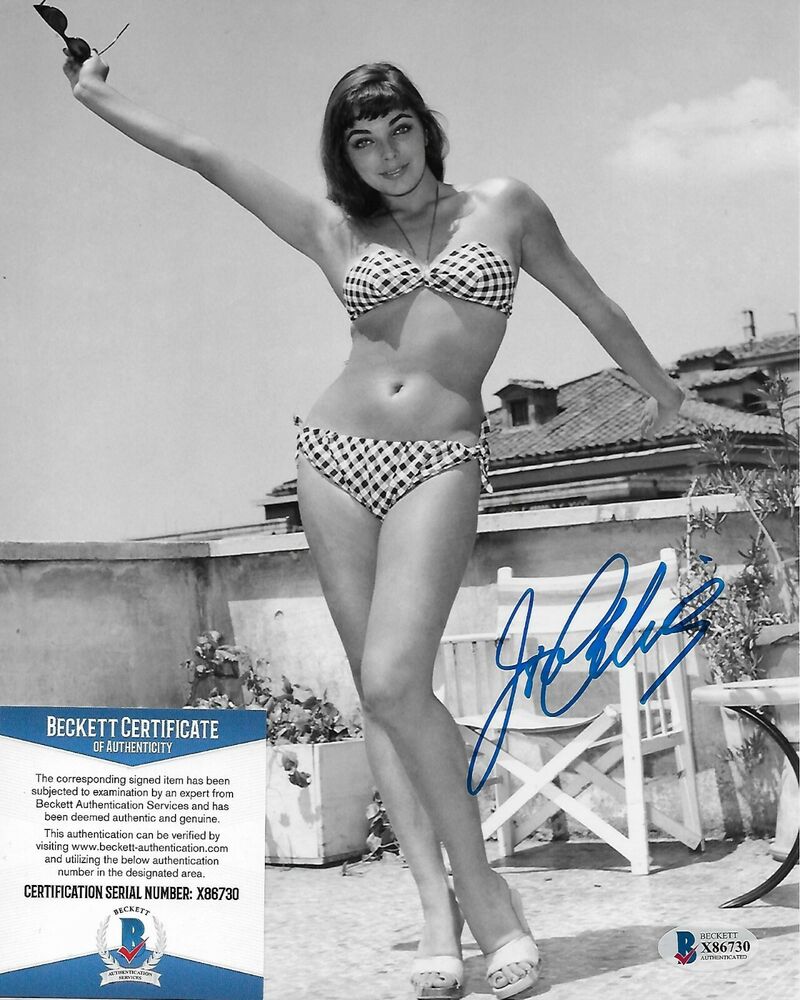 Joan Collins Dynasty Original Autographed 8X10 Photo Poster painting w/Beckett #2