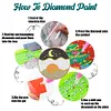 6Pcs Mountain Diamond Painting Coasters