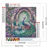 Diamond Painting - Full Round Drill - Peacock(Canvas|Canvas|30*30cm)