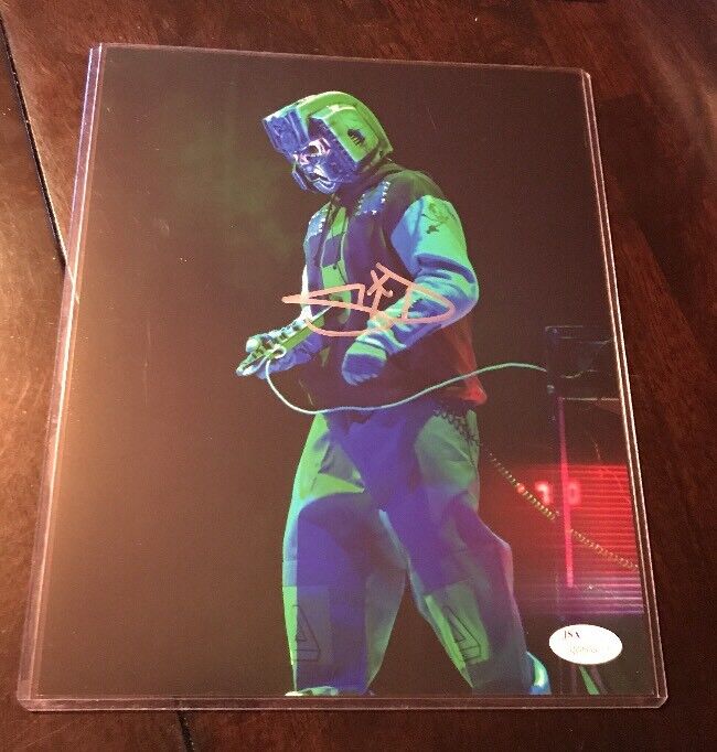 SID WILSON #0 signed SLIPKNOT 8X10 AUTOGRAPHED Photo Poster painting JSA Q00536