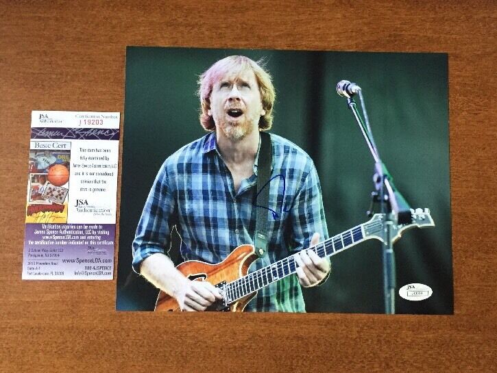 TREY ANASTASIO Signed ACTION 8x10 Photo Poster painting JSA/COA J19203 PHISH