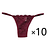 Kissbake 10PCS/SET Women's Lace Panties Ladies Sexy Cotton Underwear Female Thong Hollow Out Low Waist Lingerie Seamless G-String