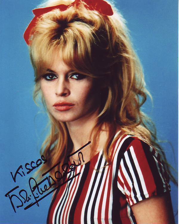 BRIGITTE BARDOT signed autographed 8x10 Photo Poster painting GREAT CONTENT!