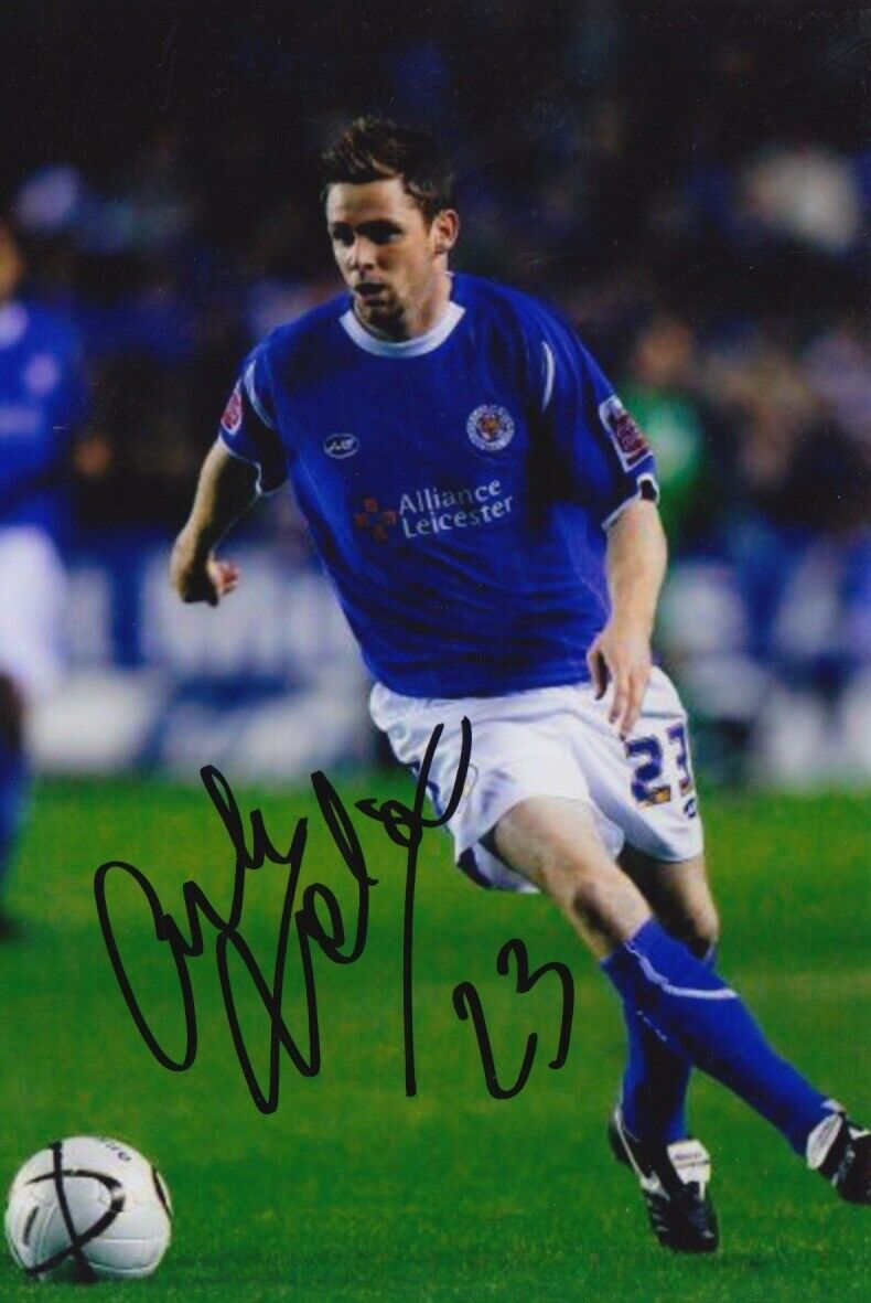 LEICESTER CITY HAND SIGNED ANDY WELSH 6X4 Photo Poster painting 1.