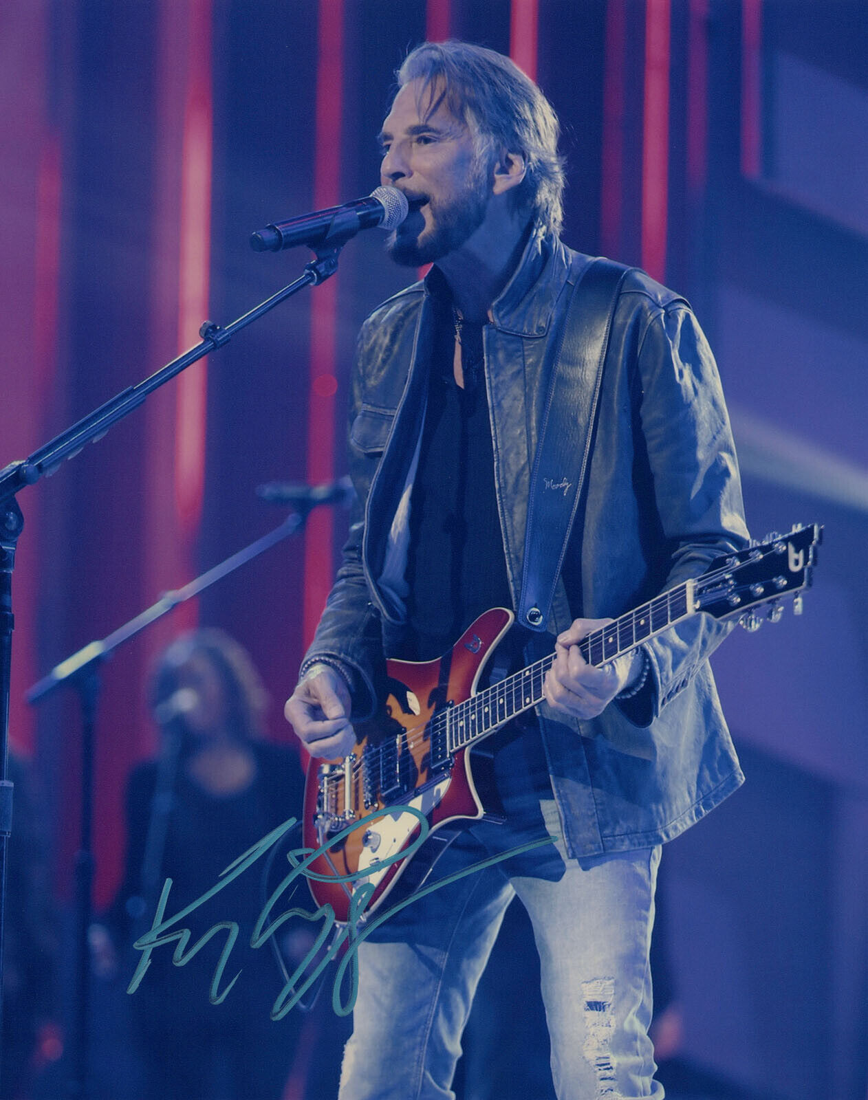 KENNY LOGGINS signed Autograph 8X10 Photo Poster painting - Danger Zone TOP GUN Footloose COA