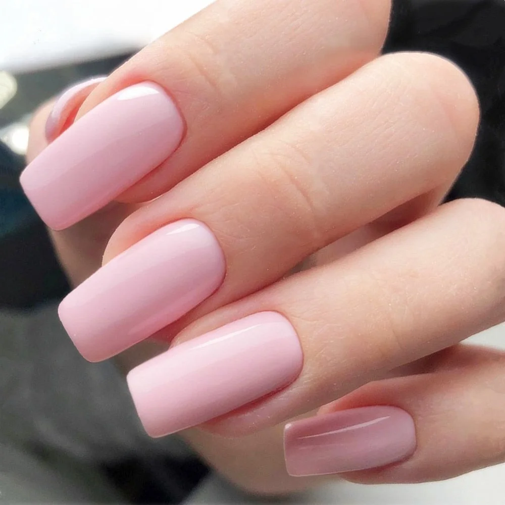 24Pcs Shiny Dark Brown Press On Fake Nails Long Flat Artificial False Nails For Design DIY Full Cover Tips Manicure Tool-Nail Inspo